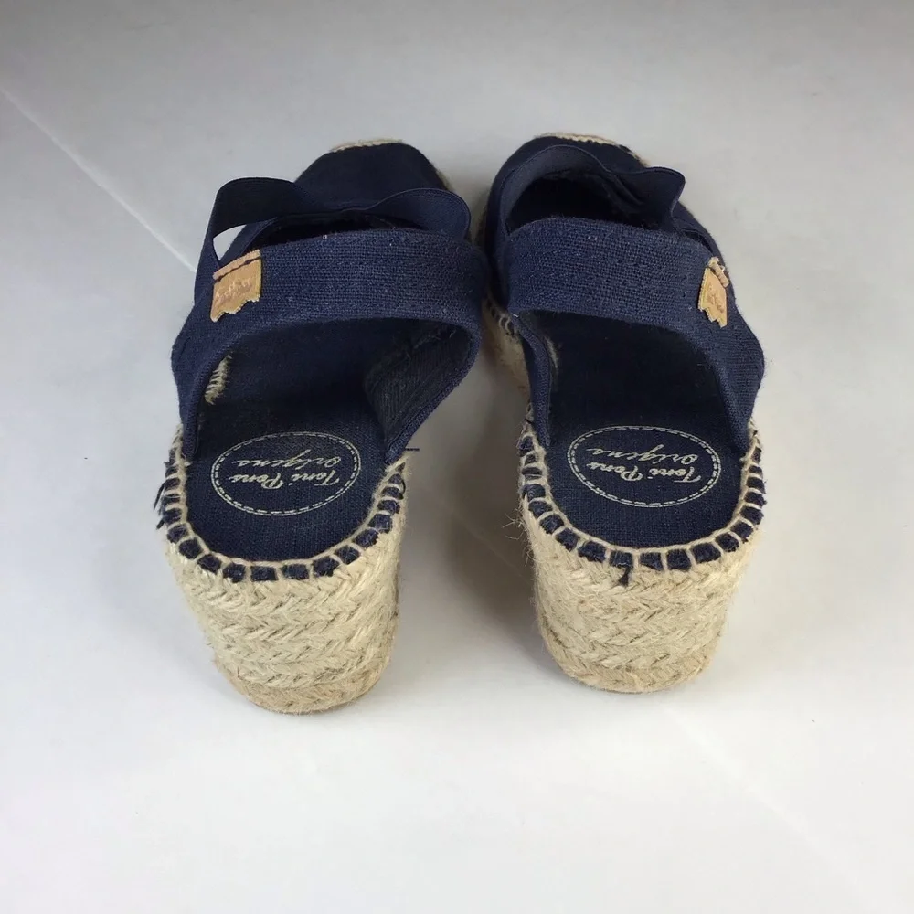 Toni Pons 'Ter' Slingback Espadrille Sandal in Navy Size EU39. - Picture 5 of 8